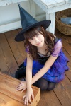 cosplay dress original riku_(iii) thighhighs tiered_skirt witch_hat rating:Safe score:0 user:pixymisa