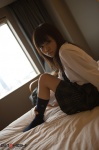 bed blouse costume girlz_high kneesocks pleated_skirt school_uniform side-b_063 skirt tie yui_(ii) rating:Safe score:2 user:nil!