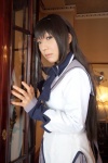 akemi_homura blouse cosplay hairband hanamura_misaki pleated_skirt puella_magi_madoka_magica skirt rating:Safe score:0 user:nil!