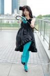 akiyama_mio cane cosplay dress k-on! one_elbow_glove pantyhose striped suu top_hat rating:Safe score:3 user:nil!