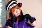 cosplay dress eva_beatrice gloves hat orange_hair saku shawl umineko_no_naku_koro_ni rating:Safe score:0 user:nil!