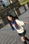 blouse cardigan costume hoshino_tomoyo kneesocks pleated_skirt scarf school_uniform skirt rating:Safe score:0 user:nil!