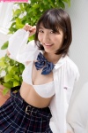 bikini_top blouse open_clothes pleated_skirt ryouka school_uniform skirt swimsuit rating:Safe score:1 user:nil!