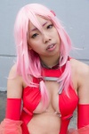 bodysuit cleavage cosplay detached_sleeves guilty_crown pink_eyes pink_hair souna yuzuriha_inori rating:Safe score:1 user:pixymisa