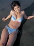 beach bikini cleavage ocean side-tie_bikini swimsuit wet yasuda_misako rating:Safe score:0 user:nil!