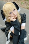black_cat blonde_hair cosplay detached_sleeves dress eve ryuga thighhighs twintails zettai_ryouiki rating:Safe score:2 user:nil!