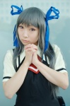 air blouse cosplay hair_ribbons hazuki_minami jumper school_uniform silver_hair tohno_minagi twintails rating:Safe score:0 user:nil!