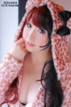 bow bra cleavage cosplay hoodie original purple_eyes red_hair ryo_(v) rating:Safe score:0 user:pixymisa