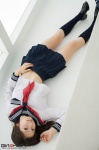 costume girlz_high ishii_kaori kneesocks midriff miniskirt pleated_skirt sailor_uniform school_uniform skirt rating:Safe score:1 user:nil!