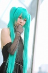 aqua_hair cosplay dress elbow_gloves gloves hatsune_miku ibara tagme_song twintails vocaloid rating:Safe score:0 user:nil!
