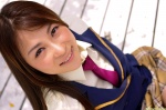 blouse dgc_0866 fujishiro_saya pleated_skirt school_uniform skirt tie vest rating:Safe score:0 user:nil!