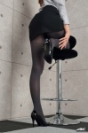 4k-star_069 ass blouse gray_legwear iwasaki_yui miniskirt pantyhose skirt rating:Safe score:2 user:nil!