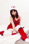 bow dress gloves koyomi pettipants santa_costume stocking_cap thighhighs zettai_ryouiki rating:Safe score:0 user:pixymisa
