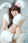animal_ears boots bunny_ears cosplay croptop original pantyhose shimizu_miki shorts rating:Safe score:1 user:nil!