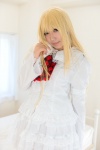 blonde_hair cosplay dress emilie_de_rochefort tekken tie tiered_skirt toro rating:Safe score:0 user:pixymisa