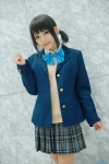 asae_ayato blazer blouse cosplay kokoro_connect nagase_iori pleated_skirt school_uniform side_ponytail skirt sweater rating:Safe score:1 user:nil!