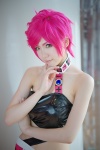 bustier choker cosplay lingerie mizusa pink_hair skirt tagme_character tagme_series rating:Safe score:0 user:nil!