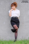 black_legwear blouse chignon necklace pantyhose skirt yukino rating:Safe score:1 user:pixymisa