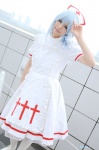 blue_hair cosplay crosscrossplay kouno_tooru kouzuki_suzuka nurse nurse_cap nurse_uniform pantyhose princess_princess rating:Safe score:0 user:nil!