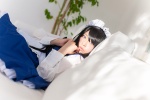 apron blouse bowtie cosplay crinoline hairband jumper maid maid_uniform original sumika rating:Safe score:1 user:pixymisa
