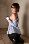 ass bikini_top blouse dgc_0891 glasses open_clothes swimsuit trousers yuuki_makoto rating:Safe score:0 user:nil!