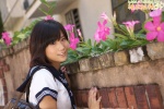 bookbag flower hashimoto_yuzuki sailor_uniform school_uniform rating:Safe score:0 user:nil!