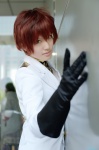 code_geass cosplay crossplay gloves kururugi_suzaku red_hair saya uniform rating:Safe score:0 user:nil!