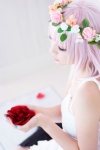 cosplay dress flowers ibara just_be_friends_(vocaloid) megurine_luka pink_hair vocaloid rating:Safe score:0 user:pixymisa
