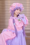 cosplay dress gloves hat patchouli_knowledge purple_hair shawl touhou yukki rating:Safe score:1 user:nil!