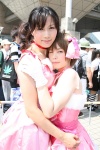 akane amami_haruka cosplay frilly idolmaster ribbons takatsuki_yayoi tobari rating:Safe score:0 user:nil!