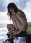 ayase_haruka bikini heroine sandals side-tie_bikini swimsuit waterfall wet rating:Safe score:1 user:nil!