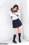 blouse costume girlz_high kimishima_asuka kneesocks miniskirt pleated_skirt school_uniform shirt_lift skirt sweater_vest twintails rating:Safe score:0 user:nil!