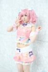 aikatsu! amahane_madoka armbands cosplay nachi pink_hair shorts sleeveless_blouse twintails rating:Questionable score:0 user:nil!