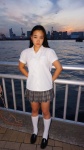 blouse kneesocks mana pleated_skirt school_uniform skirt rating:Safe score:0 user:pixymisa