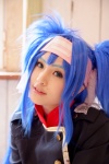 blue_hair buyara cosplay hair_ribbons headband jumper klan_klein macross macross_frontier military_uniform twintails rating:Safe score:0 user:nil!