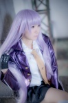 blazer blouse cosplay danganronpa gloves kirigiri_kyouko kirigiri_to_celestia_san_danganronpa lechat pleated_skirt purple_hair skirt tie twin_braids rating:Safe score:0 user:nil!