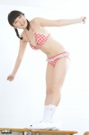 4k-star_268 bikini cleavage kneesocks suzumoto_megumi swimsuit twin_braids rating:Safe score:0 user:nil!