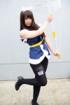 black_legwear cosplay hairbow haori kuonji_ukyo pantyhose ranma_1/2 shorts spatula tsubu rating:Safe score:1 user:pixymisa