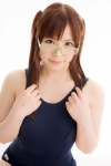 cosplay glasses katou_mari looking_over_glasses original swimsuit rating:Safe score:0 user:pixymisa