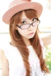 glasses hat hizuki_yuuki necklace original rating:Safe score:1 user:Kryzz