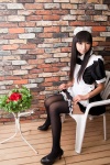 akiyama_mio apron cosplay dress hairband k-on! maid maid_uniform necoco thighhighs zettai_ryouiki rating:Safe score:2 user:nil!