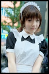 apron cosplay hanausagi_manyu maid maid_uniform ponytail tagme_character tagme_series rating:Safe score:0 user:nil!