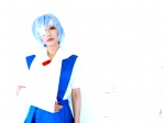 ayanami_rei bandages blue_hair cosplay jumper kiri_kyousuke neon_genesis_evangelion sailor_uniform school_uniform rating:Safe score:0 user:nil!