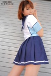 anegasaki_nene cosplay higurashi_rin love_plus pleated_skirt sailor_uniform scarf school_uniform skirt rating:Safe score:1 user:pixymisa