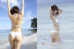 ass beach bikini hip!_hop! natsuki_riko ocean swimsuit wet rating:Safe score:3 user:nil!