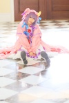 amatsuka_miyu cosplay dress hat patchouli_knowledge purple_hair robe thighhighs touhou rating:Safe score:0 user:nil!