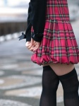 miniskirt plaid ribbons shio skirt sweater thighhighs rating:Safe score:0 user:nil!