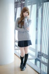 blouse cosplay hori_kyoko hori-san_to_miyamura-kun kneesocks pleated_skirt school_uniform skirt sweater tamago rating:Safe score:1 user:nil!