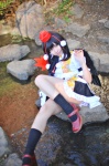 amatsuka_miyu blouse cosplay fan kneesocks pleated_skirt shameimaru_aya skirt tokin_hat touhou wings rating:Safe score:2 user:nil!