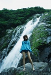 bikini kinoshita_ayumi sweater swimsuit waterfall rating:Safe score:0 user:nil!